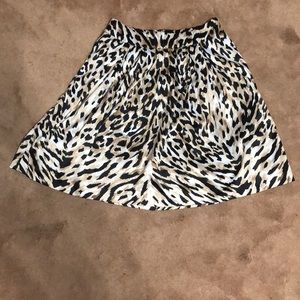 White House Black Market Leopard Print Skirt Sz. 2